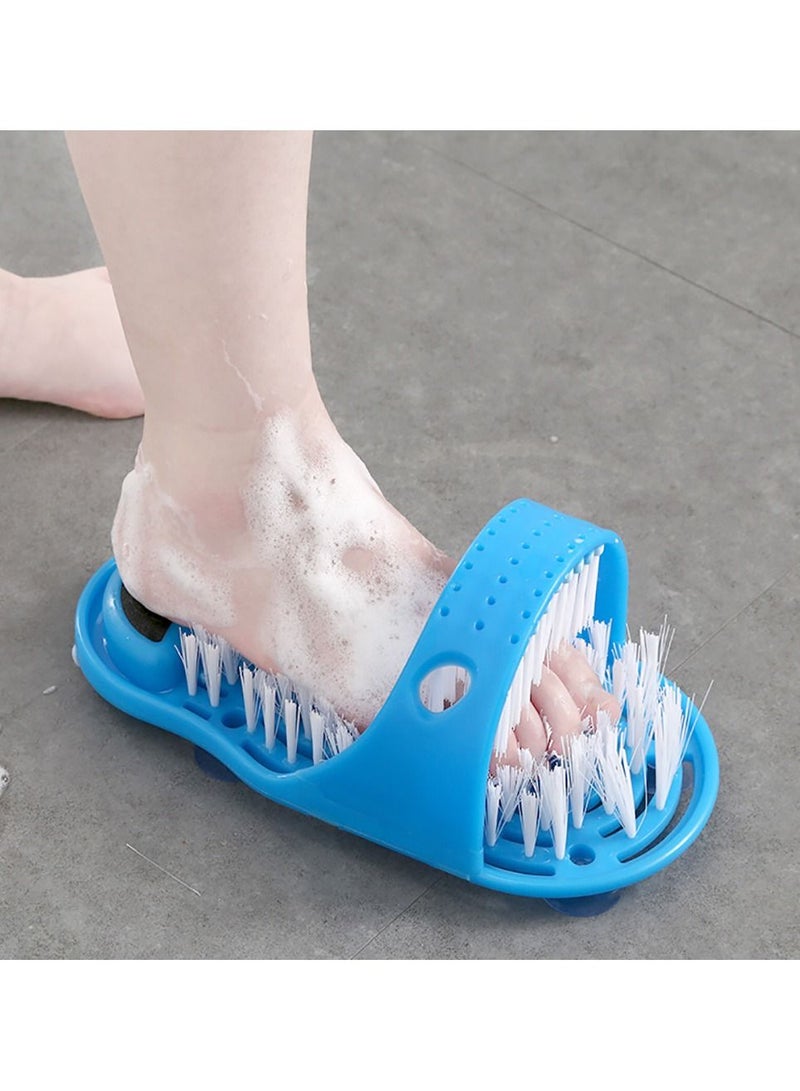 Easy Feet أداة العناية بالقدمين، دش القدمين، منظف القدمين، فرشاة الغسيل، فرشاة تدليك القدمين، فرشاة بشرة القدمين، حذاء تدليك، استرخاء للقدمين أثناء الاستحمام - Image 3