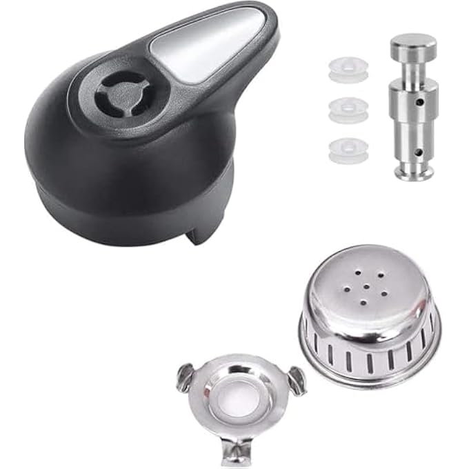 Bukela Steam Valve Pressure Cooker Valve Replacement Part Accessories With 3 Silicone Caps For 5Qt 6 Qt IpLux50 IpLux60 Pressure Cooker Steam - Image 1