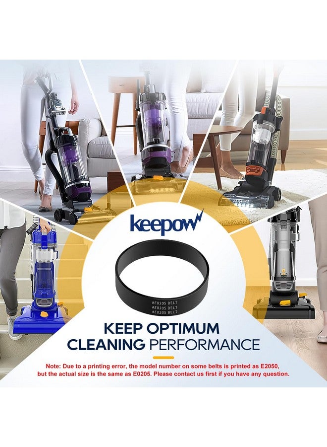 KEEPOW حزام مكنسة كهربائية KEEPOW لإيوريكا، جزء E0205 حزام لإيوريكا، أحزمة مكنسة كهربائية Power Speed تناسب إيوريكا NEU182B، NEU182A، NEU188A، NEU181، NEU180، NEU180B، NEU182، NEU186، NEU188، 4 عبوة - Image 5