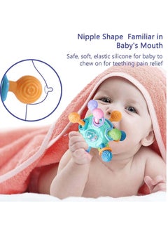 Daytoyz Baby Montessori Teething Toys - Sensory teething toys for babies - Gifts for Infant Newborn - Baby Rattle Chew Toys - Toddler Educational Learning Toys for Boys Girls  - Image 2