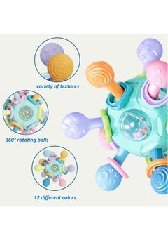 Daytoyz Baby Montessori Teething Toys - Sensory teething toys for babies - Gifts for Infant Newborn - Baby Rattle Chew Toys - Toddler Educational Learning Toys for Boys Girls  - Image 3