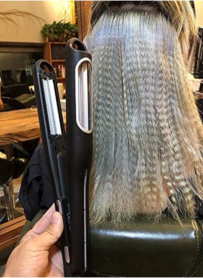 Generic Automatic Crimping Hair Iron Rotating Corn Hair Curler Crimper Professional  - Image 2