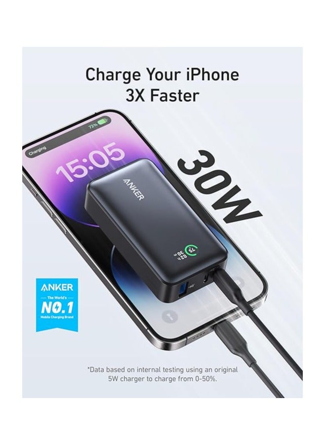 Ankey Anker Power Bank 533 PowerCore 30W PD 10000mAh Portable Charger A1256 Black - Image 2