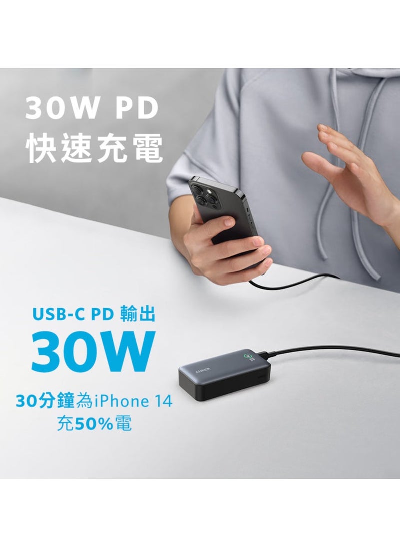 Ankey Anker Power Bank 533 PowerCore 30W PD 10000mAh Portable Charger A1256 Black - Image 5