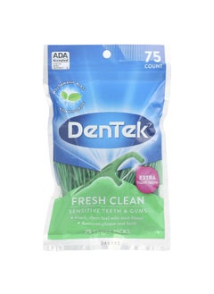 Dentek DenTek, Fresh Clean, Floss Picks, Mouthwash Blast, 75 Floss Picks  - Image 1