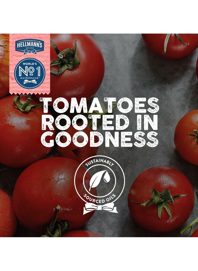 Hellmann's Tomato Ketchup Classic Flavour Recycled Plastic Bottle 290g - Image 4