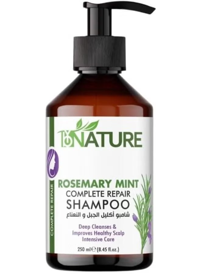 ByNature BY NATURE, Rosemary Mint Complete Repair Shampoo - 250 ml - Image 1