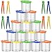 Halloscume 24 Pack Insect Bug Viewer Kit for Kids with Tweezers Explorer Outdoor Set Bug Catcher Containers for Insects Magnifying Insect Box Observation Kit for Science Nature Exploration Collecting - Image 2