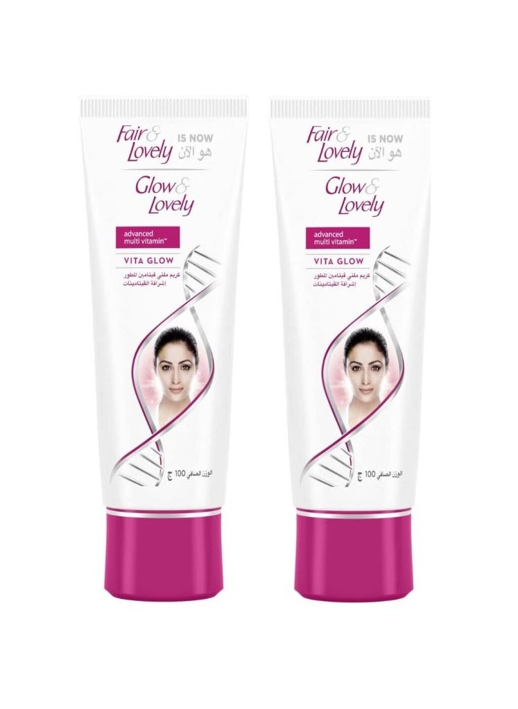 Glow & Lovely - Vita Glow Advanced Multivitamin Face Cream 100g Pack of 2 - Image 1