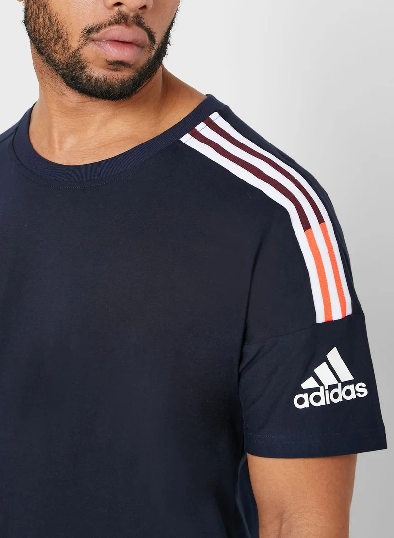 Adidas Z.N.E. 3 Stripe T-Shirt