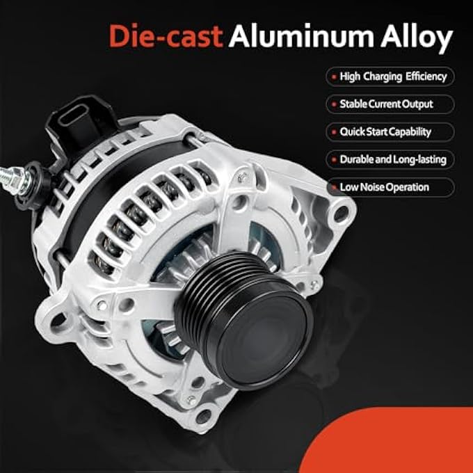 Grezuton Alternator Replacement 150 AMP for Chevrolet 2014-2019 Silverado 1500 2500 3500 Suburban,2014-2019 for GMC Sierra 1500 2500 3500,15-19 Yukon 4.3 5.3 6.0 6.2 6.6L,Cadillac Escalade (ESV) 18-19,14007 - Image 5