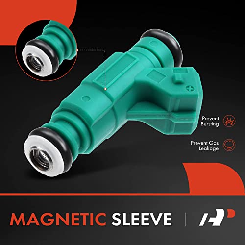 A-Premium Fuel Injectors Compatible with Land Rover Range Rover 1999-2002, Discovery 1999-2004, V8 4.0L 4.6L, Gas, Set of 8, Replace# 0280155787 - Image 3