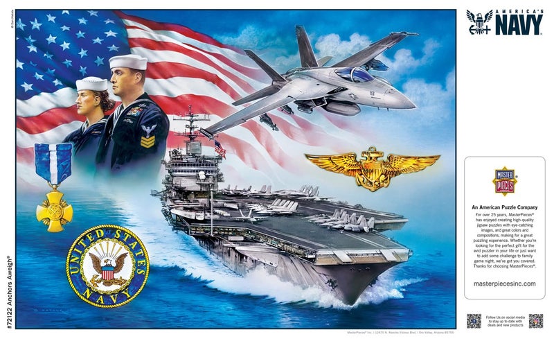 MasterPieces 1000 Piece Jigsaw Puzzle - U.S. Navy - 19.25"x26.75" - Image 4