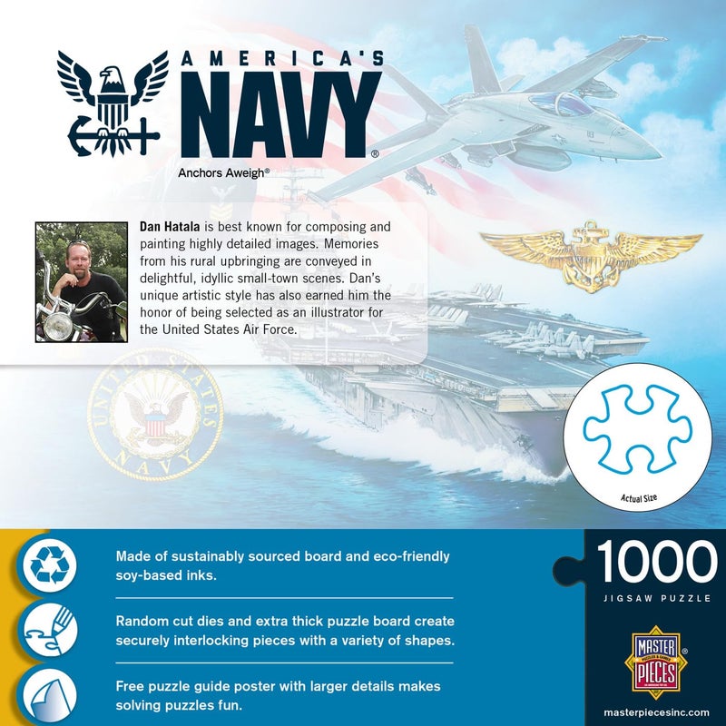 MasterPieces 1000 Piece Jigsaw Puzzle - U.S. Navy - 19.25"x26.75" - Image 3