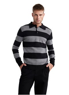 DeFacto Man Tricot Standart Fit Polo Neck Pullover  - Image 5