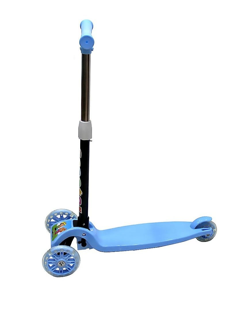 AGD - Folding Kick Scooter 3 Wheels Height Adjustable with Comfortable Non-slip Handle for Unisex Kids - Image 1