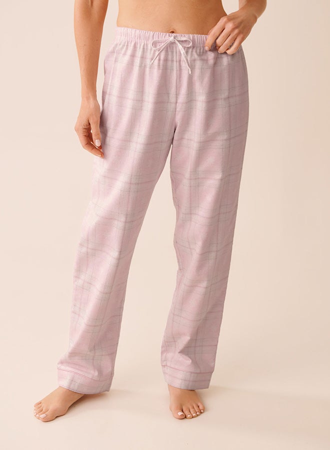 La Vie en Rose Floral Bouquet Print Flannel PJ Set - Image 4