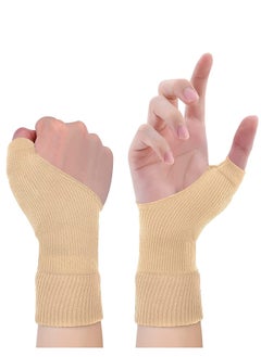 GUDOO Gel Thumb Wrist Support Brace Breathable Compression Arthritis Gloves for Thumb Arthritis Carpal Tunnel Tenosynovitis for Men and Women Fits Both Hands  - Image 1