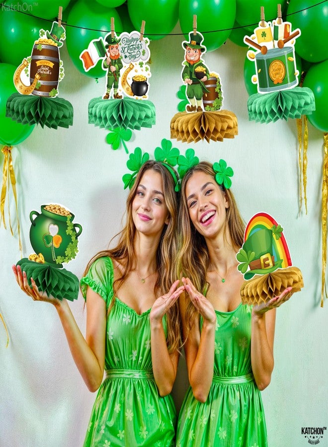 كاتشون، زينة مركزية ليوم القديس باتريك - عبوة من 12 قطعة | زينة مركزية ليوم القديس باتريك على شكل قزم | زينة طاولة ليوم القديس باتريك | زينة قزم | ديكور يوم القديس باتريك - Image 5