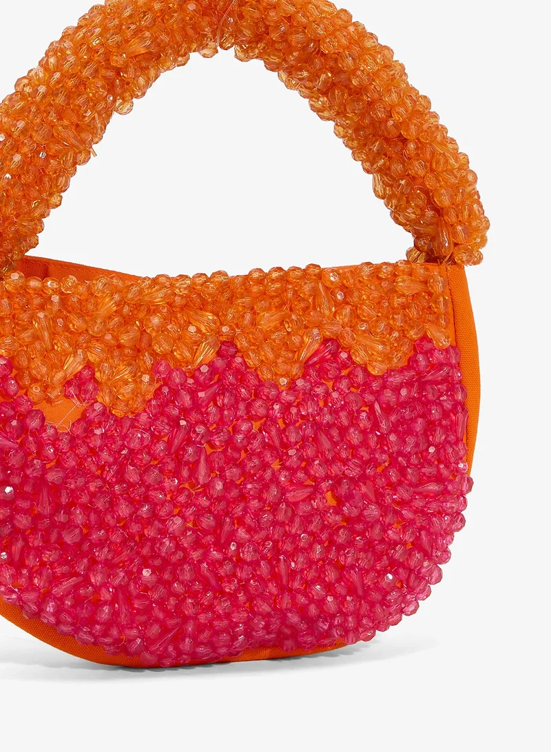 Namshi X  Embroidered Beaded Ombre Clutch for Women | Best Price UAE