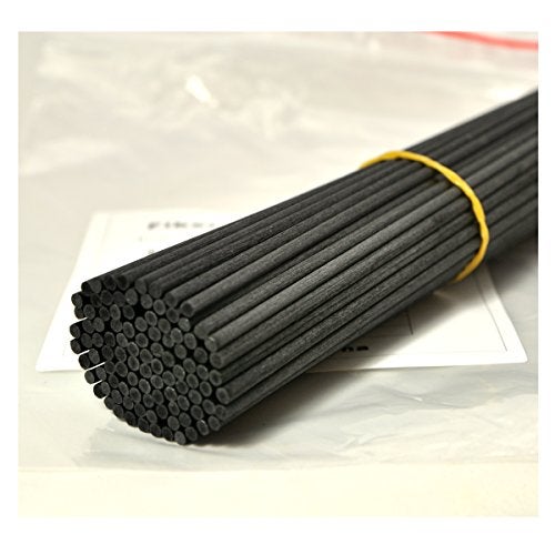 Ougual 100 Pieces Fiber Reed Diffuser Replacement Refill Sticks (8" x 3mm, Black) - Image 3