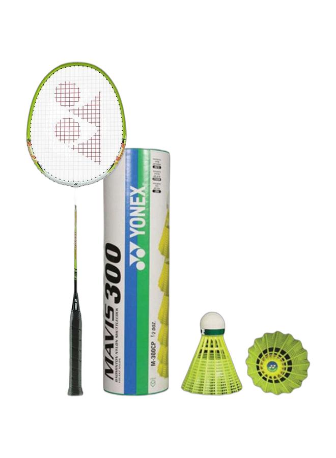 يونيكس باك B-6500I Recreational Pe Badminton Racket + إيروسينسا 30 عبوة - Image 1