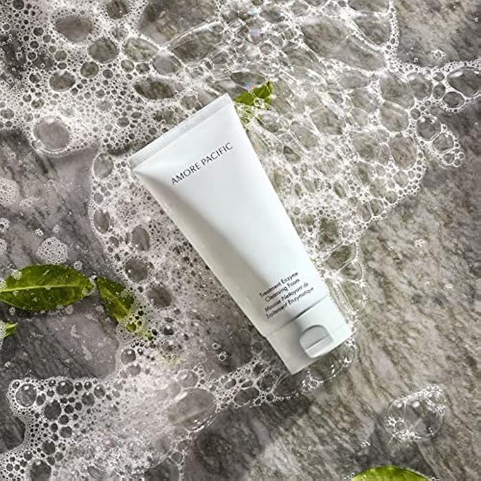 AMOREPACIFIC Treatment Enzyme Cleansing Foam | Soothing Korean Face Cleanser with Hyaluronic Acid and Green Tea Enzymes - Image 3