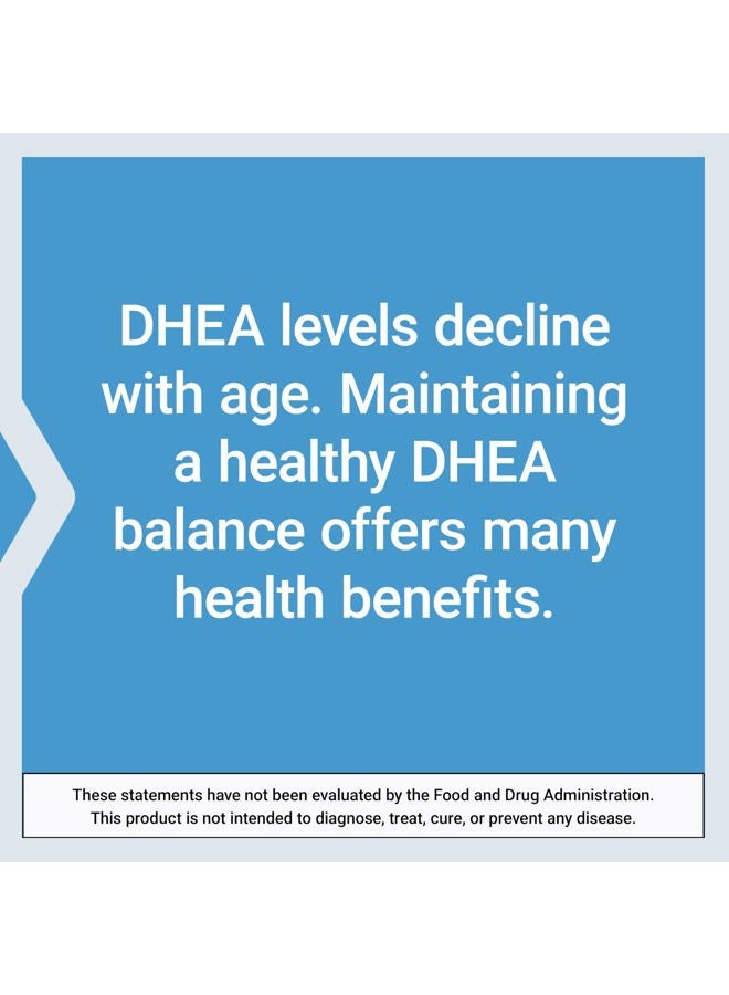 Life Extension DHEA - For Hormone Balance, Immune Support, Sexual Health, Bone & Cardiovascular Health and Anti-Aging and Mood Support Non-GMO, Gluten-Free - 60 Vegetarian Capsules - Image 4