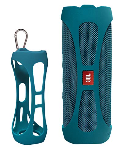 Alltravel Silicone Case for JBL FLIP 5 Waterproof Portable Speaker, by Alltravel, Portable Full Protection Solution, Customized Skin with Color and Shape Matching, for FLIP 5 only (Blue) - Image 2
