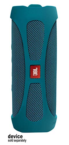 Alltravel Silicone Case for JBL FLIP 5 Waterproof Portable Speaker, by Alltravel, Portable Full Protection Solution, Customized Skin with Color and Shape Matching, for FLIP 5 only (Blue) - Image 3