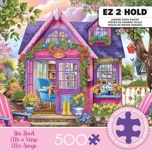 Ceaco - Chris Bigelow - She Shed - 500 Larger Sized Piece Jigsaw Puzzle - Image 3