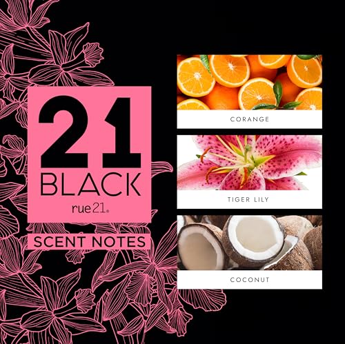 Rue 21 21 Black Eau De Parfum Women's Perfume Spray - 1.7 fl oz (50 ml) - Image 4