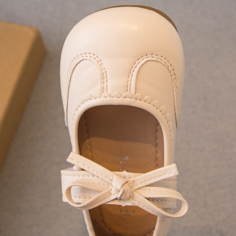 Girls'' Leather Shoes 2025 Spring and Autumn New Children''s Shoes Little Girl Princess Shoes Soft-Soled Loafers Baby Single Shoes Trendy - Image 3
