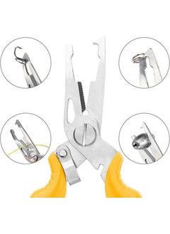 Bauer Fishing Pliers and Spring Carabiner Hanger - Yellow (Lockable Model)  - Image 5