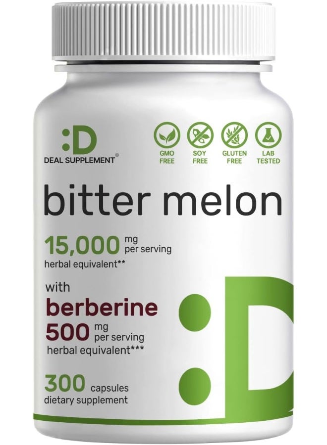 ملحق الصفقة البطيخ المر 1500 مجم ، 200 كبسولة البطيخ المر بقوة إضافية - Image 1