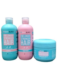 Shampoo 350 ml And Conditioner 350 ml  And Mask 220 For Longer Stronger Hair