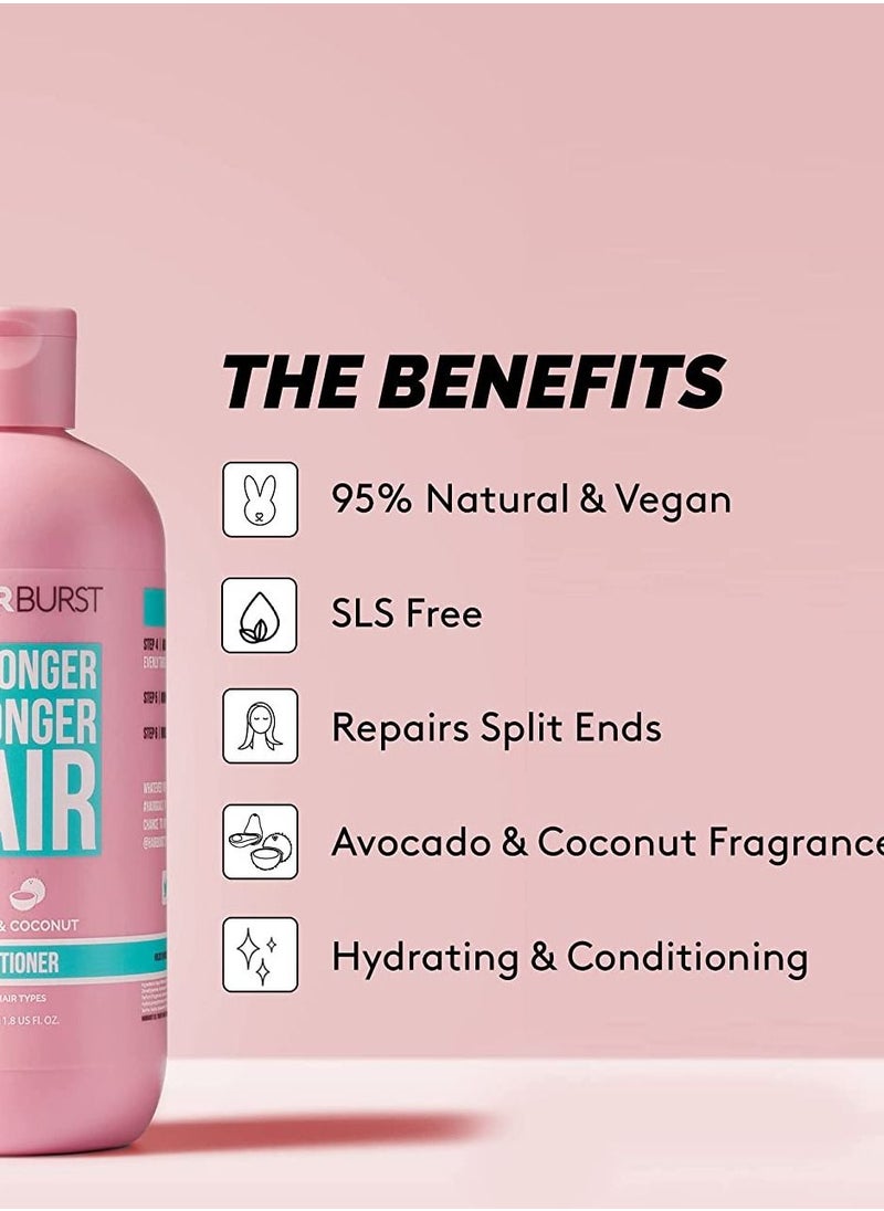 HAIR BURST Shampoo 350 ml And Conditioner 350 ml  And Mask 220 For Longer Stronger Hair  - Image 2