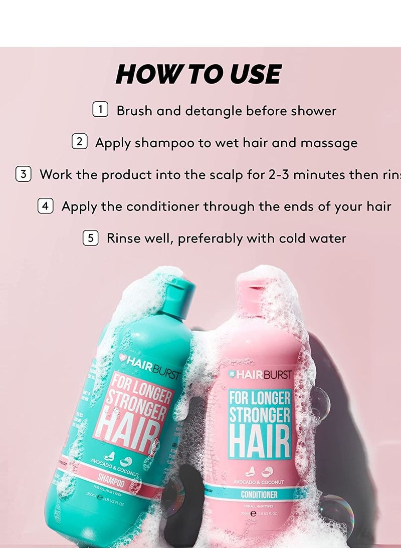 HAIR BURST Shampoo 350 ml And Conditioner 350 ml  And Mask 220 For Longer Stronger Hair  - Image 3