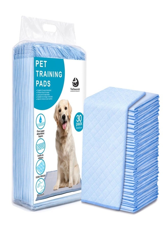 Tailworld Training Pads, with Odor Lock Technology & Super Absorbent Pee Pads, Leak-Proof Dog Potty Training Pads for Puppies, Dogs,Cats & Rabbits (60 X 60 cm) (30 Pcs) - Image 1