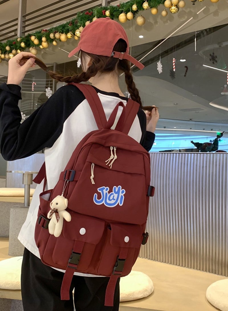 Sharpdo Student Casual Large Capacity Backpack - Image 4