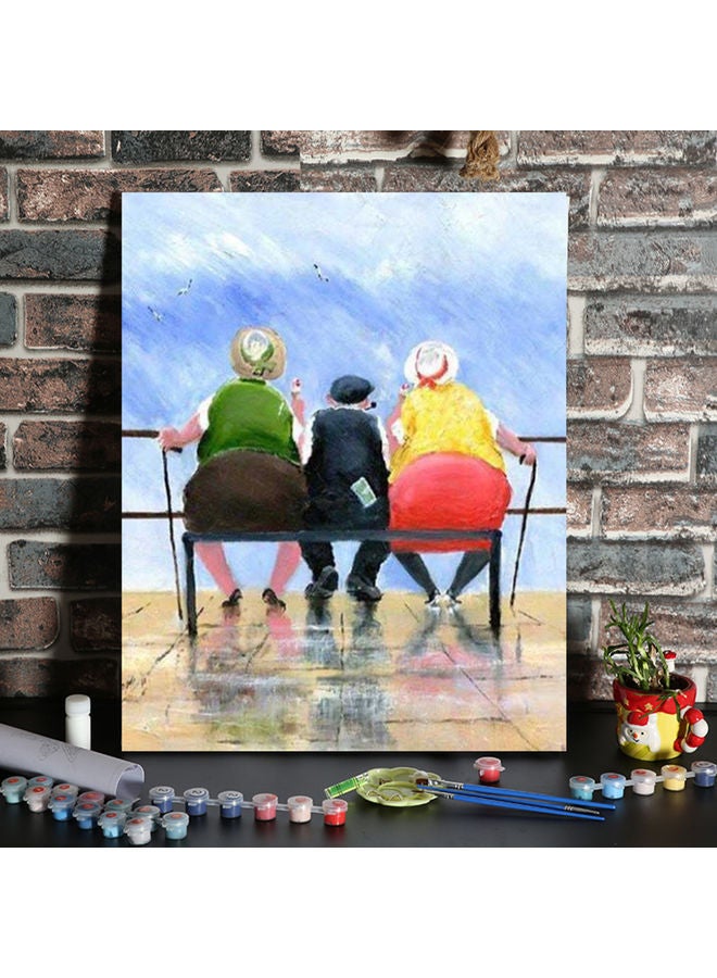 NIBEMINENT DIY Oil Painting On Canvas Paint Home Wall Decor Multicolour - Image 5