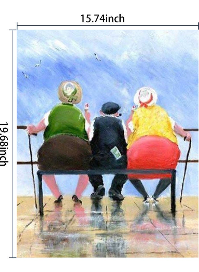 NIBEMINENT DIY Oil Painting On Canvas Paint Home Wall Decor Multicolour - Image 2