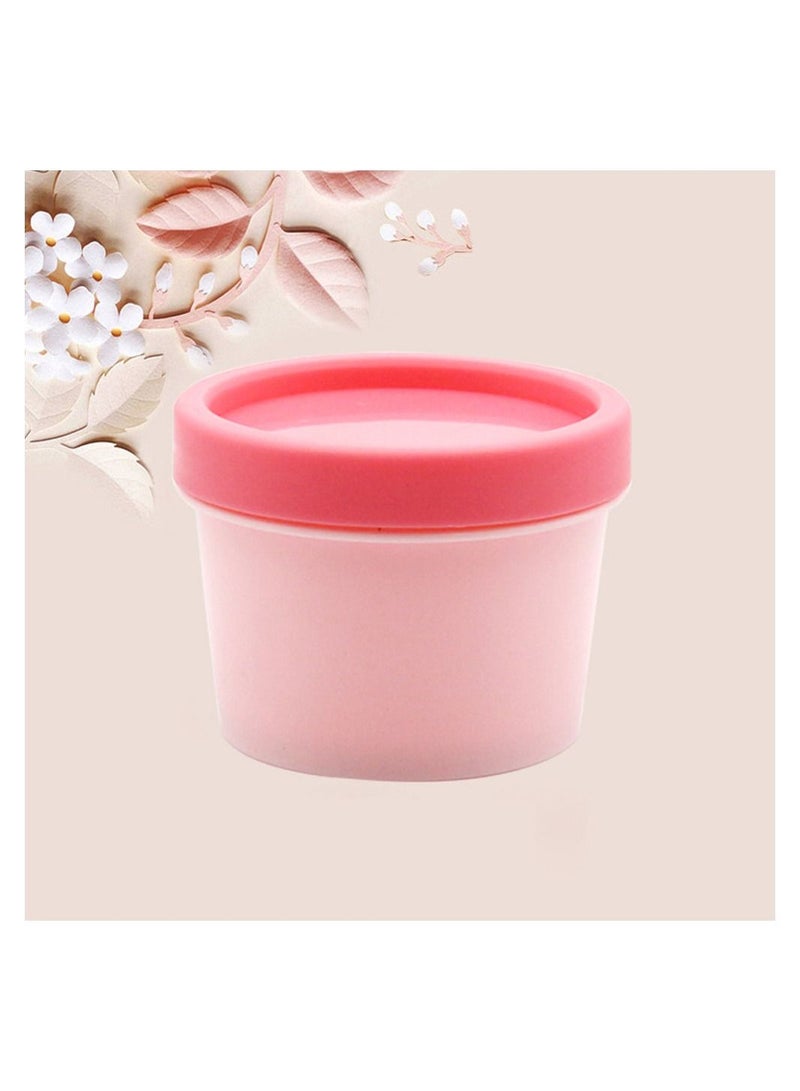 سيوسي 8 قطع من أوعية مستحضرات التجميل الفارغة المقاومة للتسرب حاوية بلاستيكية واسعة الفم مع أغطية مقببة لمنتجات التجميل التي يمكنك صنعها بنفسك وتخزين مستحضرات التجميل أثناء السفر، خالية من مادة BPA، 100 مل - Image 5