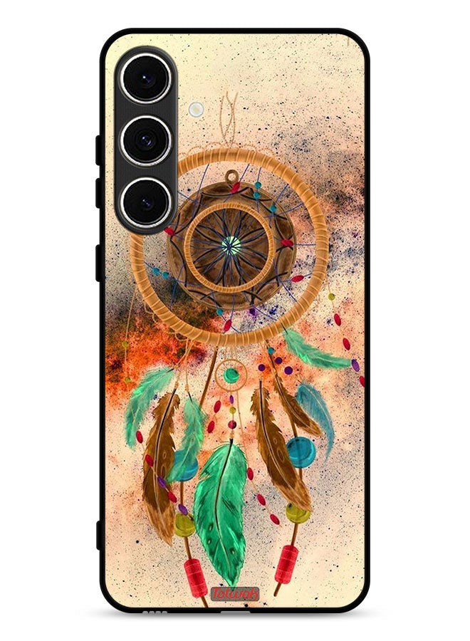 Tolwak Samsung Galaxy M56 5G Protective Case Cover Mandala Hanging Feathers - Image 1