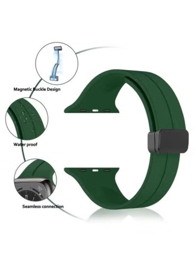 JAJEEK Apple Watch Band Compatible with 38mm, 40mm & 41mm Models – Quick Release Soft Silicone Sport Strap – Lightweight, Sweat Resistant & Skin Friendly – Durable Design Perfect for Men and Women – Ideal for Fitness, Outdoor Activities, and Everyday Wear - Image 3