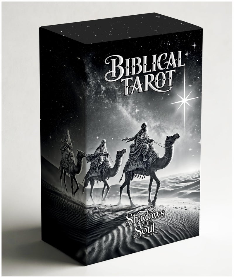 Biblical Tarot تاروت الكتاب المقدس إصدار محدود لجمع المقتنيات ظلال الروح مجموعة بطاقات مكونة من 79 بطاقة دليل مستند إلى حكمة الكتاب المقدس مصممة للعمل على الظلال جودة ممتازة بحجم كامل - Image 3