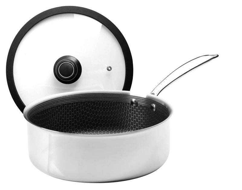 Black Cube Quick Release Cookware SautÃ© Pan with Lid, 9.5-Inch/3 Quart