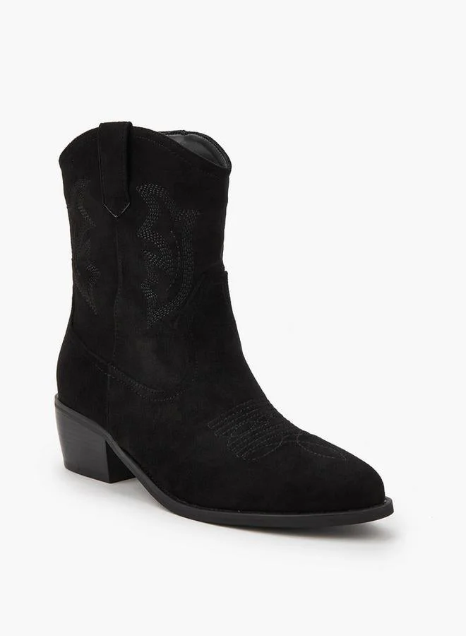 Flora Bella By Shoexpress Women's Block Heel Ankle Boots