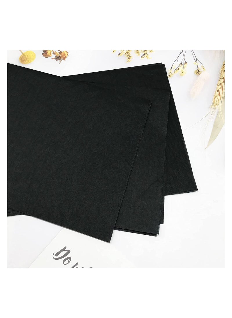 Generic - Tissue Paper 50 Sheets BLACK Size: 50 * 70 cm wrapping DIY tissues 17 gram use for T Shirt,Dress,Abayas Wrapping. (Red, 50 * 70cm) - Image 1