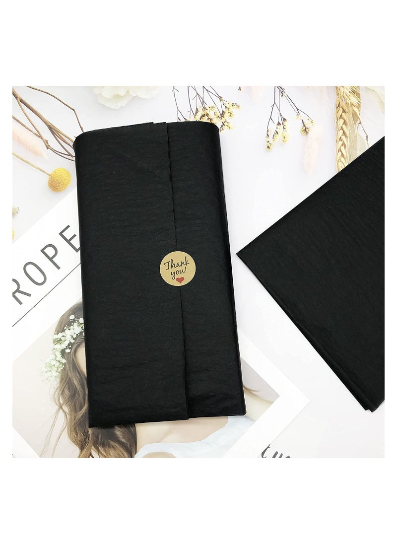 Generic - Tissue Paper 50 Sheets BLACK Size: 50 * 70 cm wrapping DIY tissues 17 gram use for T Shirt,Dress,Abayas Wrapping. (Red, 50 * 70cm) - Image 1